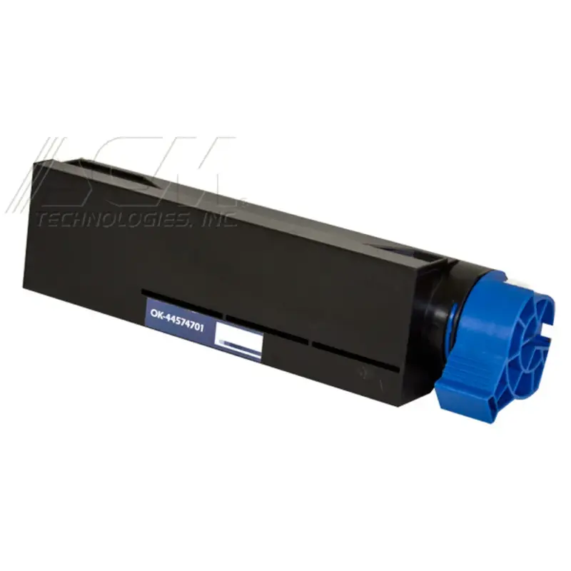 Compatible Oki 44574701 Black Toner Cartridge, compatible cartridge photo
