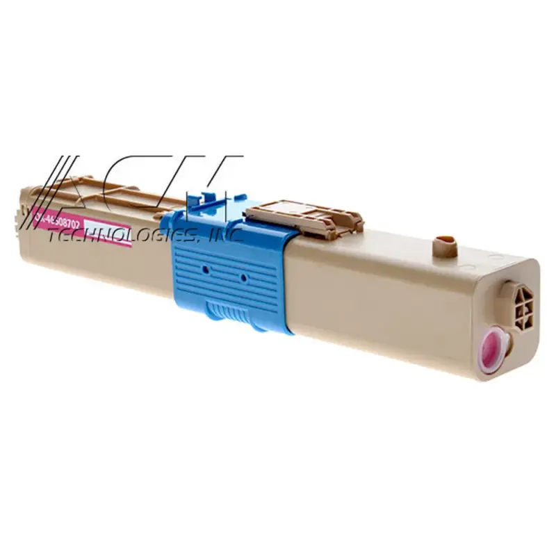 Compatible Oki 46508702 Magenta High Yield Toner Cartridge (46508706), compatible cartridge photo