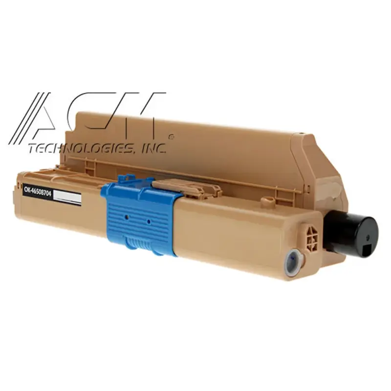 Compatible Oki 46508704 Black High Yield Toner Cartridge (46508708), compatible cartridge photo