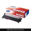 Genuine Samsung CLT-M404S toner cartridge, OEM image shown for reference