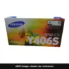 Genuine Samsung CLT-Y406S toner cartridge, OEM image shown for reference