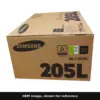 Genuine Samsung MLT-D205L toner cartridge, OEM image shown for reference