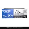 Genuine Brother TN350 toner cartridge, OEM image shown for reference