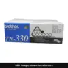 Genuine Brother TN360 toner cartridge, OEM image shown for reference