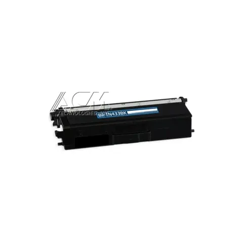Compatible Brother TN433BK Black High Yield Toner Cartridge, compatible cartridge photo