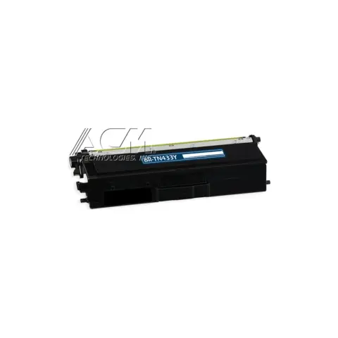 Compatible Brother TN433Y Yellow High Yield Toner Cartridge, compatible cartridge photo